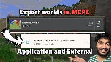 How To Transfer Your Minecraft Worlds  Application To External Storage 🔥😱 Minecraft Latest Version 