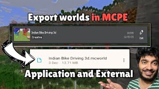How To Transfer Your Minecraft Worlds  Application To External Storage 🔥😱Latest Version Video 2026 screenshot 5