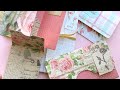 6x6 paper pad projects  no cut envelopes  flat mail mini album tutorial