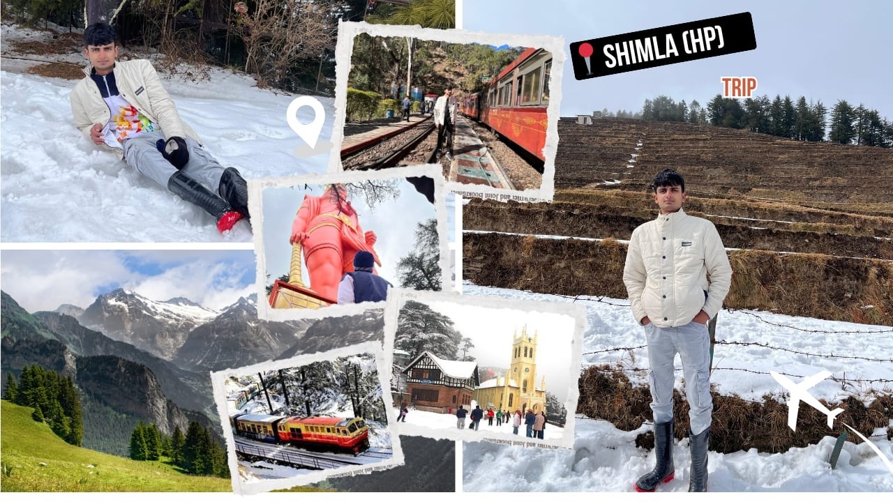 Shimla Trip Vlog with Friends | Jakhu Temple 🐒 | Kufri Snow Adventure ❄️ | College Memories