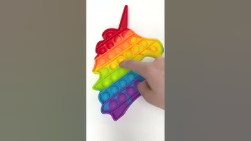 This Pop It Fidget Toy is Fun and Happy - Satisfying Relaxing ASMR