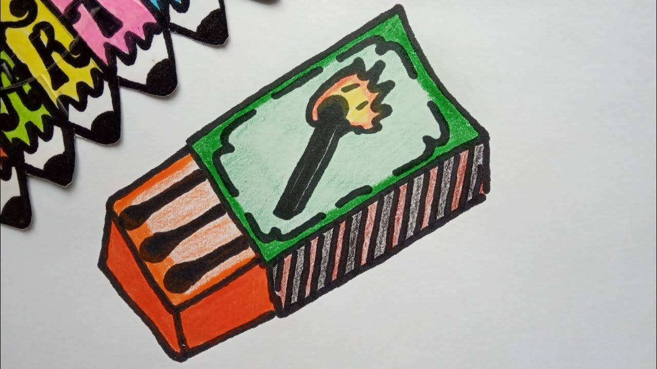 HOW TO DRAW MATCHES / CÓMO DIBUJAR CERILLAS / COMMENT TIRAGE AU SORT