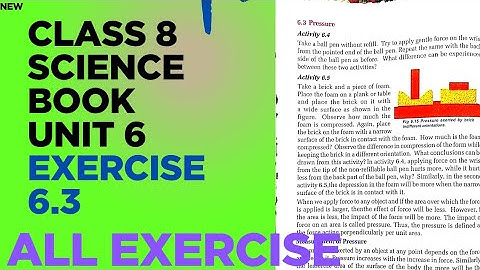 6.3_Class 8 science unit 6 // Exercise 6.3 // All Exercise// English Medium// unit 6