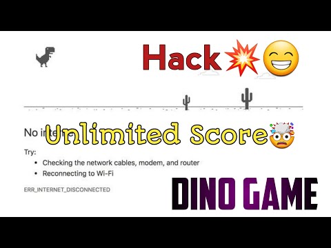 Hack Dino Game for Unlimited Score