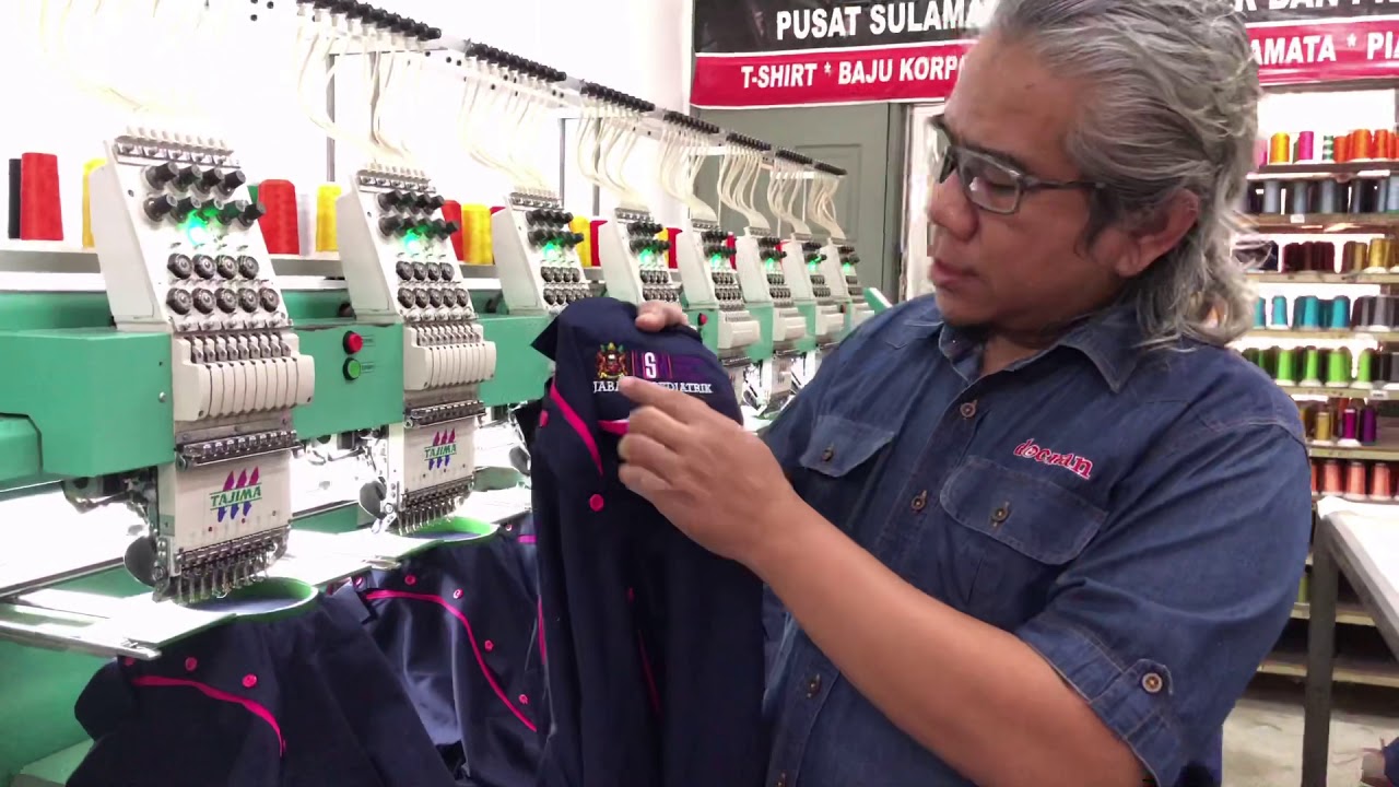 Sulam (Embroidery) Baju Korporat