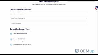 Support Tickets & Help Center in OEMup | Getting Help Tutorial
