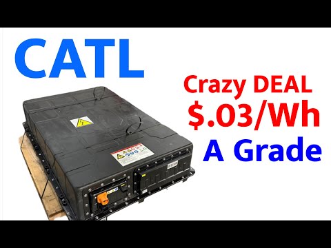 $.048 / Watt hour!! Crazy deal on Premium CATL 306Ah #LiFePO4 Battery