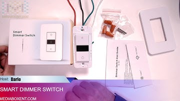 Smart Dimmer Switch Wi-Fi Light Switch for Dimmable LED and Incandescent Bulbs