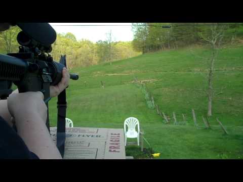 Shooting with the DPMS AP4 with Bennie Cooley Comp...