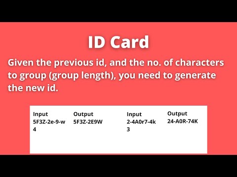 ID Card | Python Program to Generate the New ID | CCBP Python IDP Test Question Answer