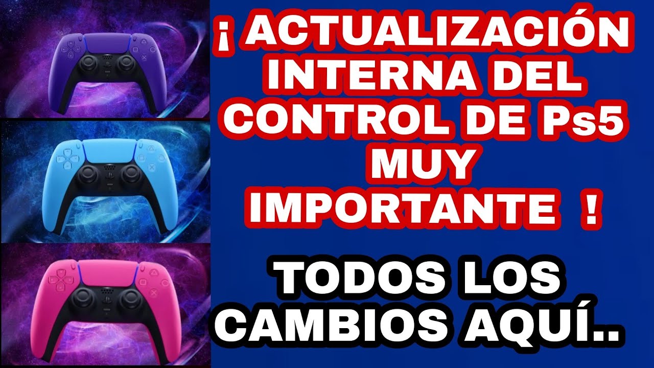 Ps5 ACTUALIZACIÓN INTERNA DEL CONTROL HA LLEGADO CON CAMBIOS IMPORTANTES !