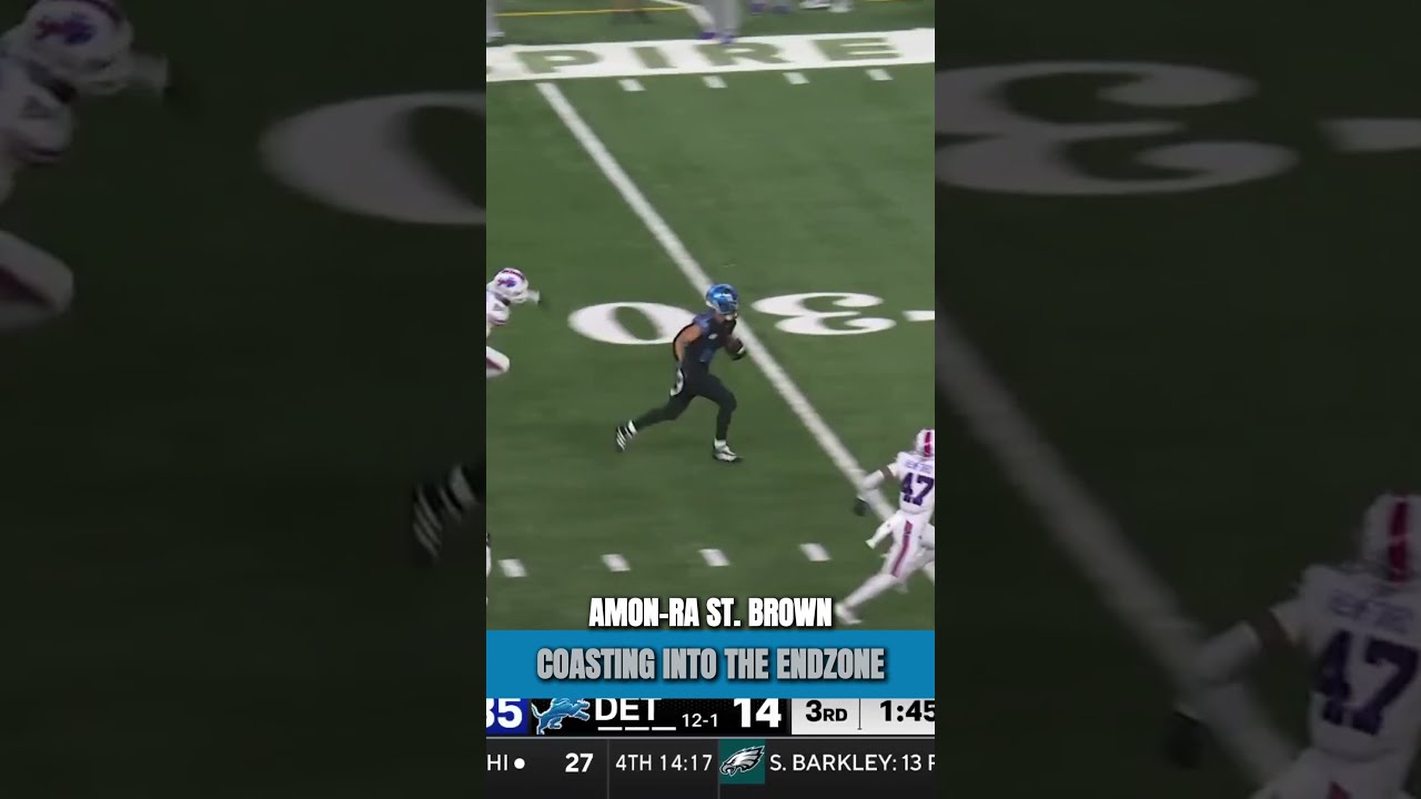 Amon Ra St Brown Made This 66 Yard TD Look Effortless 
