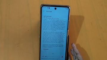 How to change font size in tecno pova 5g | font size change kaise karen