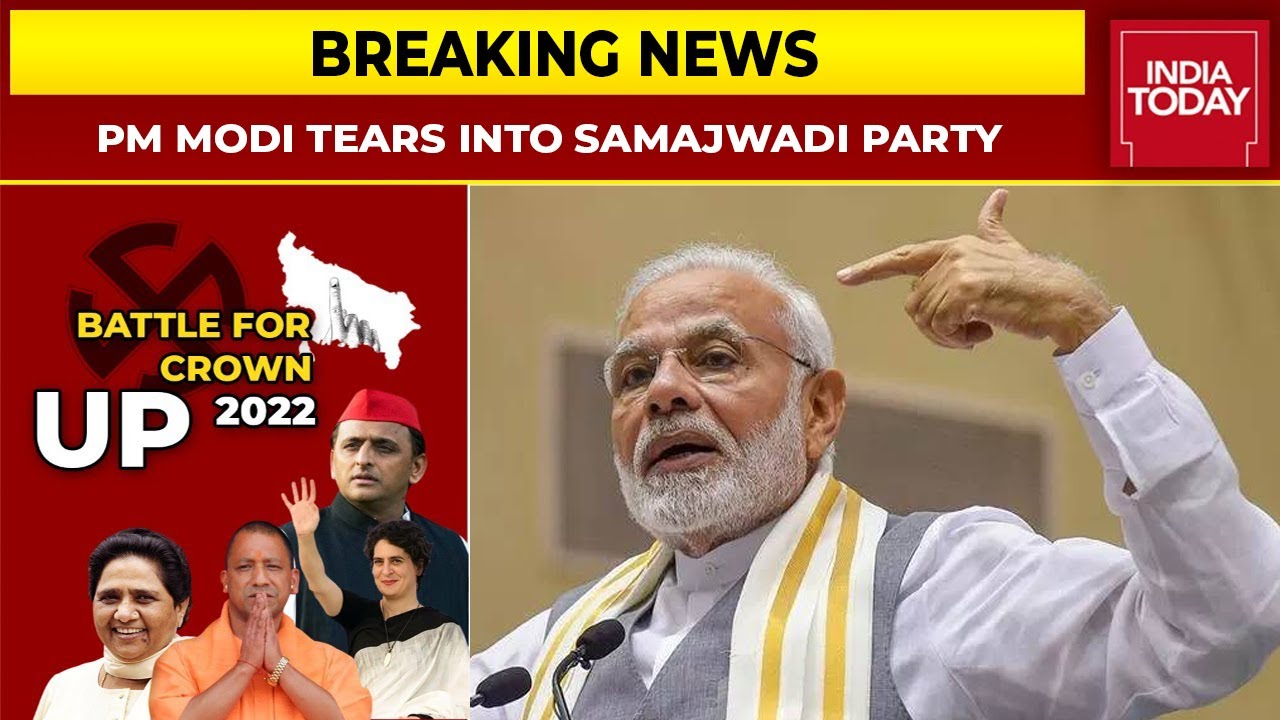 PM Modi Tears Into Opposition Over Terror Link Charge, Says- SP Govt ...