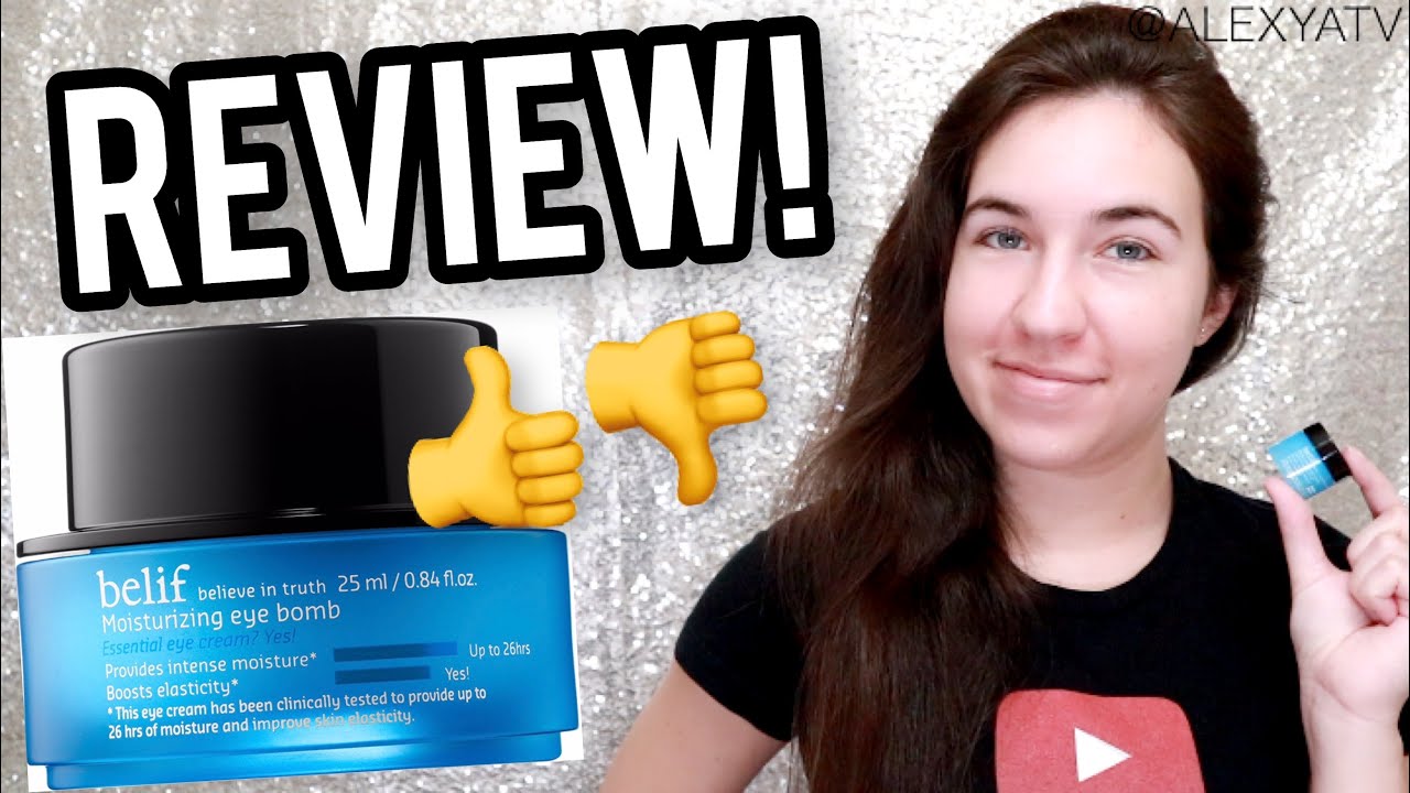 Belif Moisturizing Eye Bomb Review | Sephora Clean Skincare Reviews
