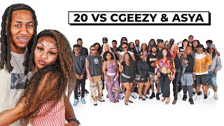 20 WOMEN VS CGEEZY & ASYA RAE