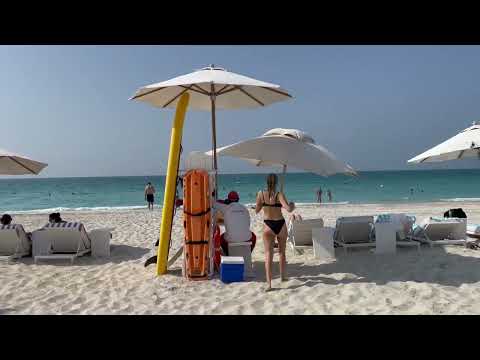 🇦🇪 Saadiyat Beach Club. Пляжный клуб премиум класса на о. Саадият. Лучший общественный пляж в ОАЭ