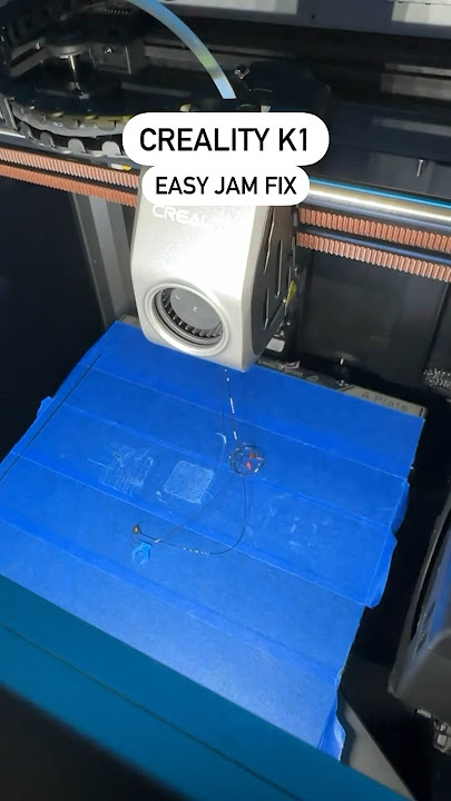 Creality K1 Extruder Jam Quick Fix #creality #crealityk1