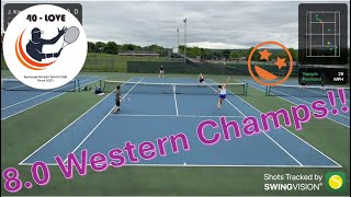 [40-LOVE] We are the Western Champions! Now for the Sectionals 🎾