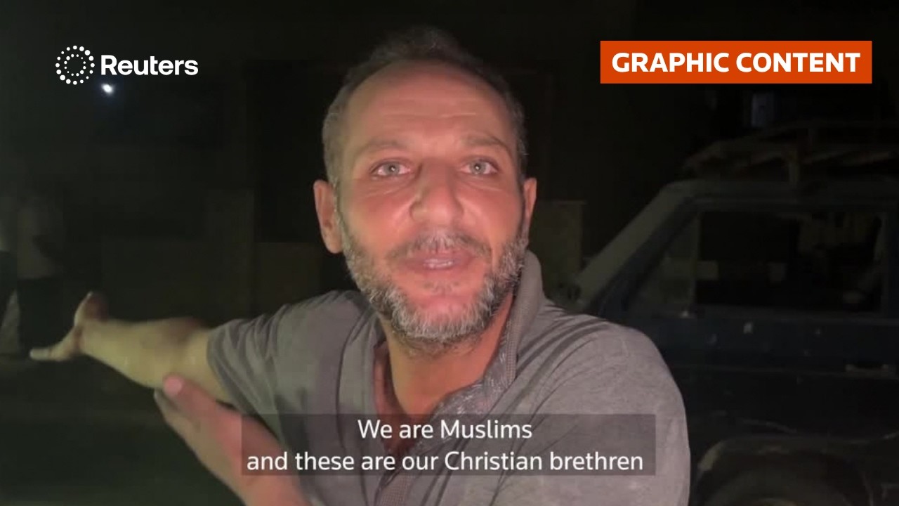 GRAPHIC WARNING: Gaza man decries Israeli killing of Christian neighbors, as truce nears a year