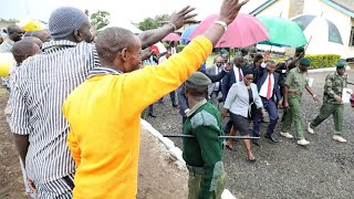 See what happened as CS Kindiki arrived at Naivasha GK Prison to commission maize milling plant!!