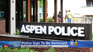 New Police Sign Draws Criticism From Residents