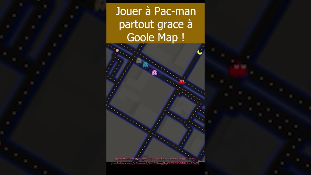 Quand Google Map transforme toutes les rues en jeux Pac-man