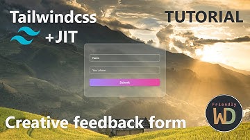 Beautiful Feedback form with validation check. Tailwind CSS + JIT