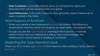 Understanding Unity Scriptable Objects Issues: A Deep Dive into Type Mismatch Errors