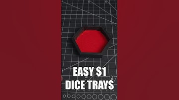 CHEAP and EASY dice trays for D&D #craft #dungeonsanddragons #dnd #dicetower