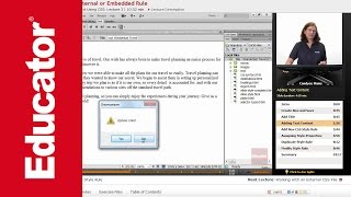 Celebrity "Creating an Internal or Embedded Rule" | Dreamweaver CS6 with Educator.com Wealth