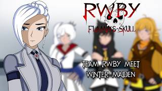 RWBY Flaming Skull - Season 3  - Team Meets Winter Maiden