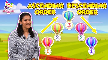 Ascending & Descending Order | आरोही और अवरोही क्रम | Nursery Rhymes | Learning Box by Puntoon Kids