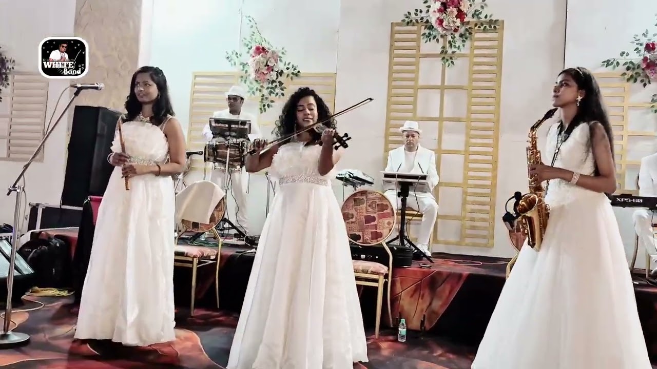 WHITE BAND #ketankathekar # instrumentalshow # Fluet #saxophone #violin #ekpyarkanagmahai  #K3band