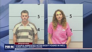 Two charged with concealing body of missing Burke County man found inside well