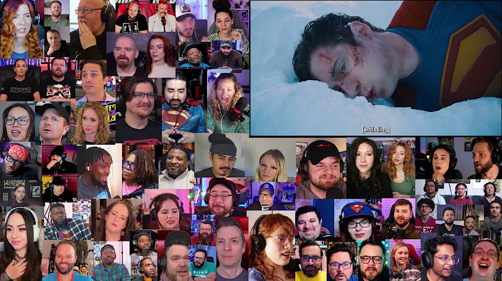Superman Teaser Trailer Reaction Mashup