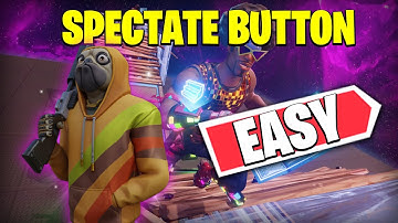 How To Make A Spectate Button In Fortnite Creative *2024*