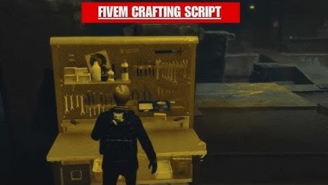 [ ESX ] Fivem crafting script | Best FiveM Script