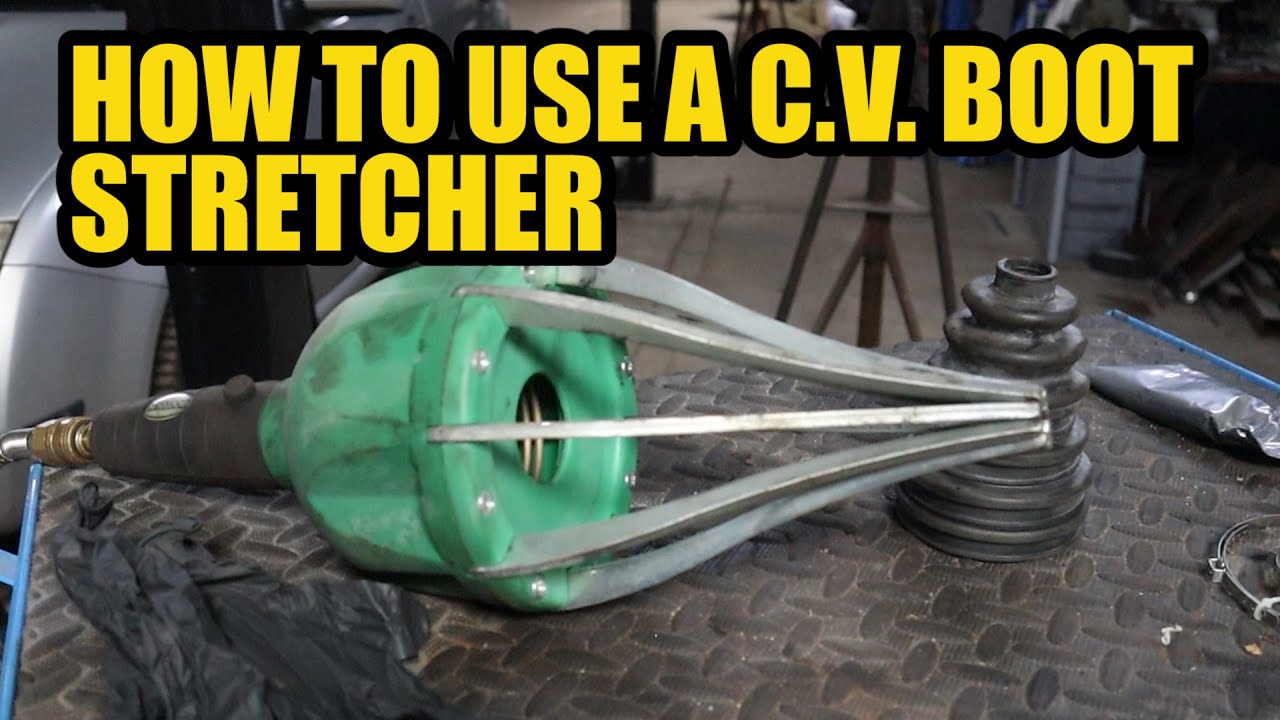 CV rubber boot replacement using split rubber 