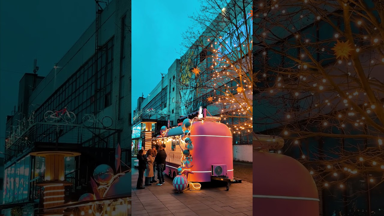 Порт Севкабель 🏭🌃⚓️ Вечерний вайб индустриальной архитектуры.  Санкт Петербург.  Россия