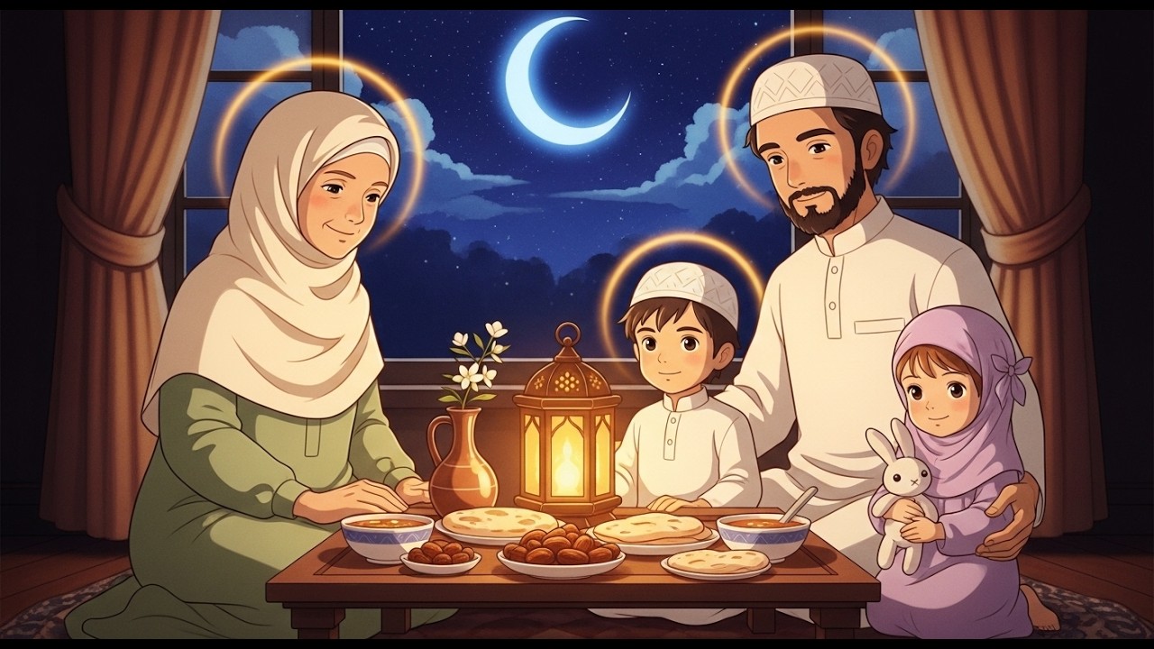 Ramadan 2026 Prep: A Productive Family Day Routine (Ghibli Aesthetic ASMR)