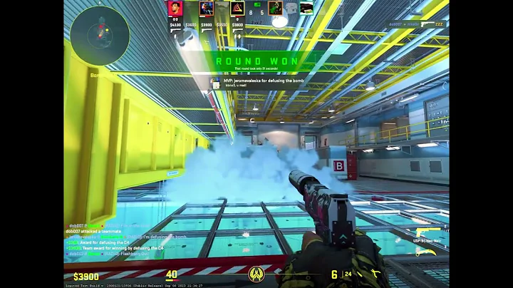 First ninja defuse in CS2