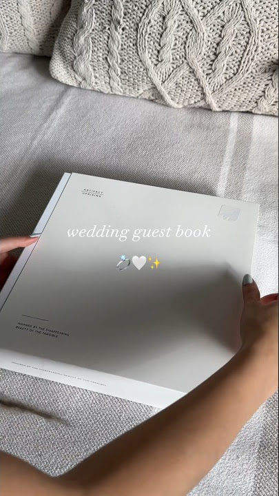UNBOX wedding guest book 🥹💍✨ #guestbook #wedding #weddinginspiration #weddingphotography