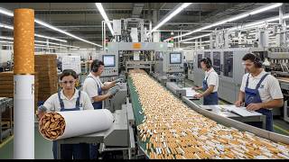 Inside The Cigarette Factory: How 50,000 Cigarettes Are Made Per Hour (Full Process)