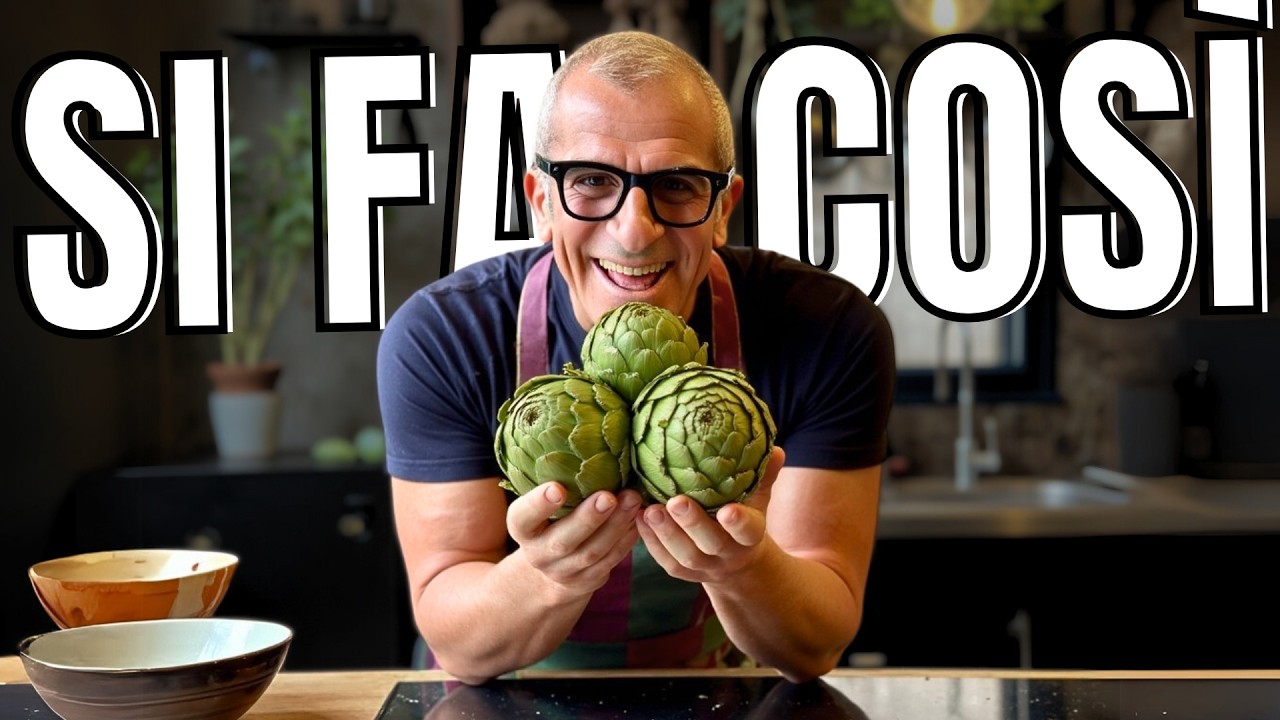 Parliamo di cose serie: COME SI PULISCONO I CARCIOFI alla perfezione?