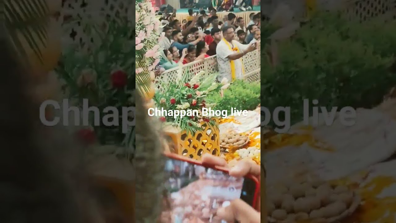 28 September 2023 Chhappan Bhog darshan in goverdhan
