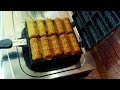 CARA MEMBUAT WAFEL SATE - HOW TO MAKE WAFFLE SATAY