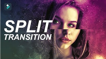 Split Transition | Wondershare Filmora 9 [Hindi!!!]