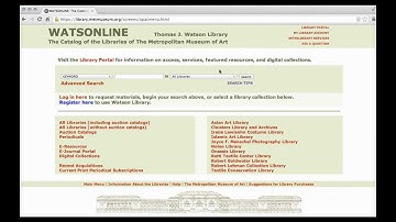 Thomas J. Watson Library: Remote Access to Electronic Resources