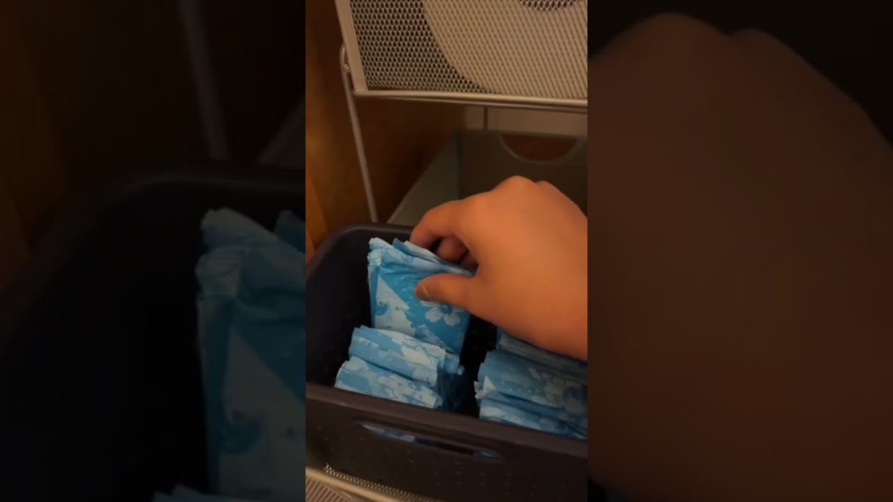Restock My Pad Drawer Reatocktime Restockingasmr Restockingvideo Femenineproducts